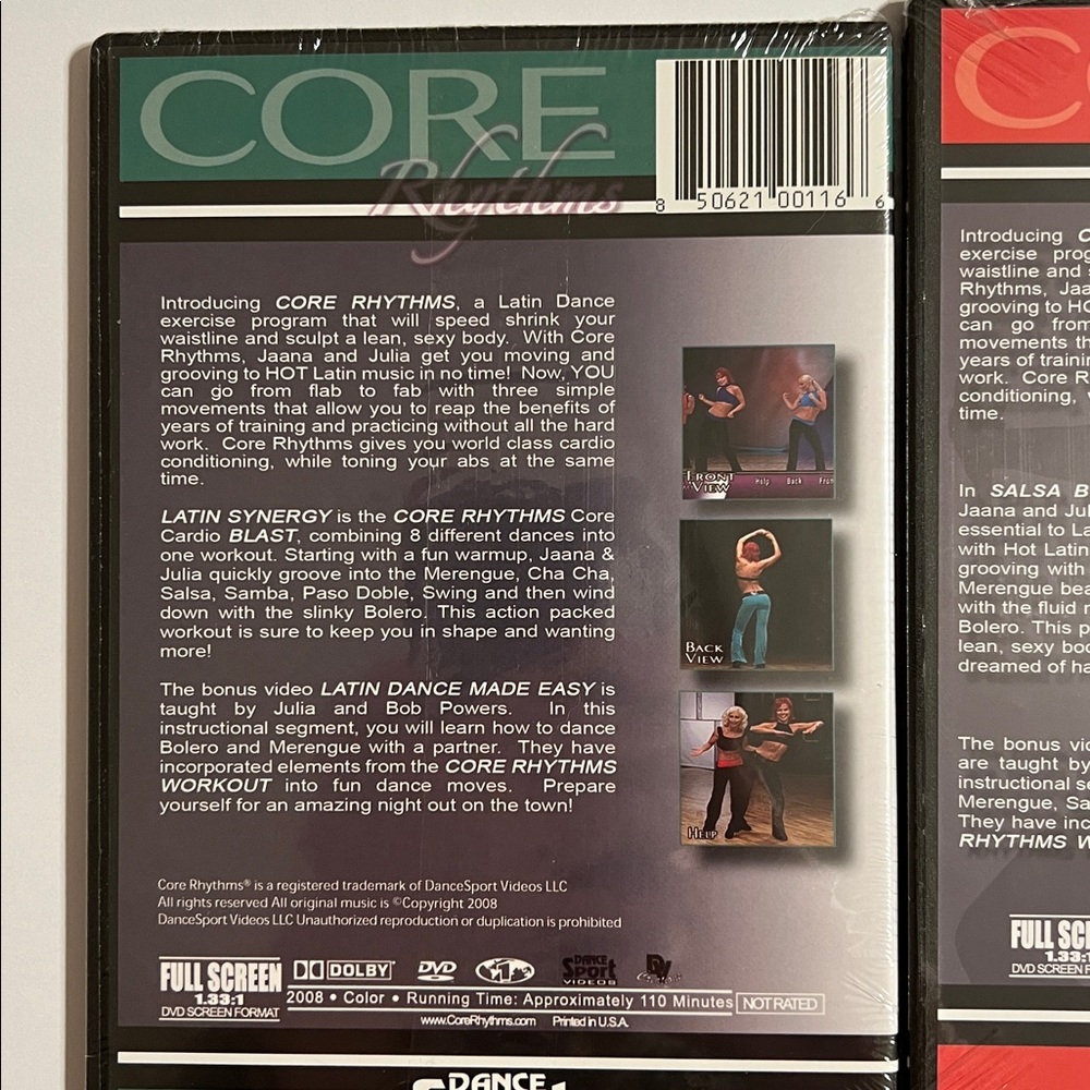 Core Rhythms Dance Exercise Program DVD Set. Fitness Program. - Picture 9 of 14